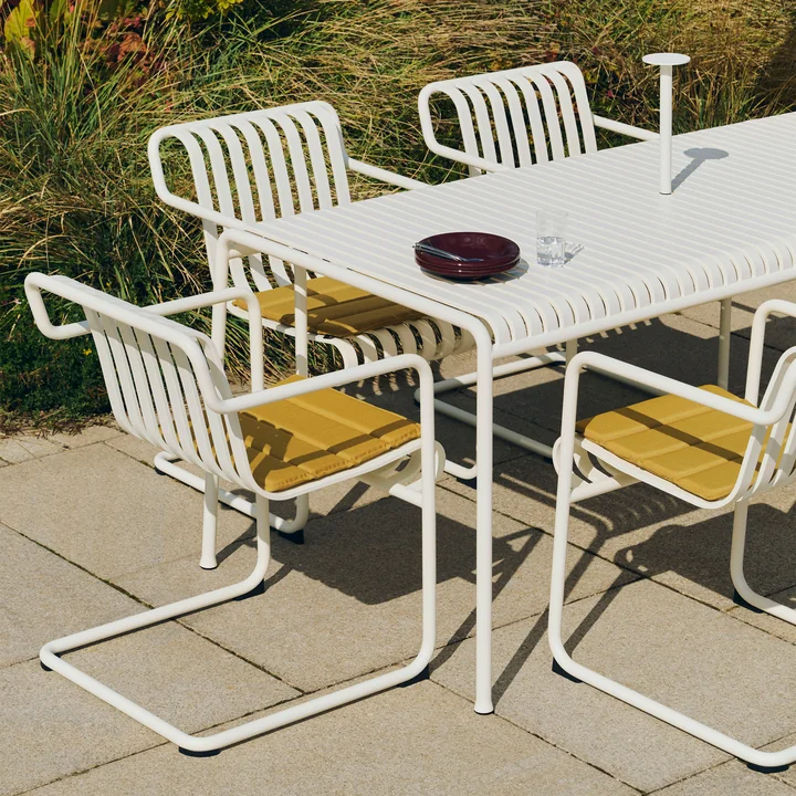 HAY - Palissade Tafel, rechthoekig, 220 x 90 cm, cream white