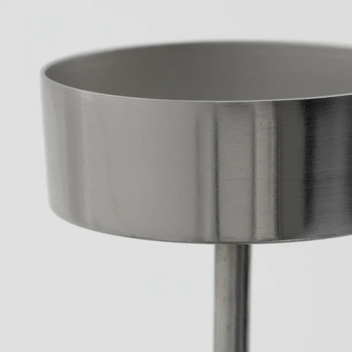 House Doctor - Anit theelichthouder, Ø 10 x H 10,5 cm, zilver
