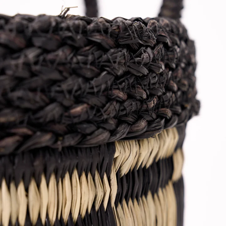 House Doctor - Opti opbergmand, zwart / naturel