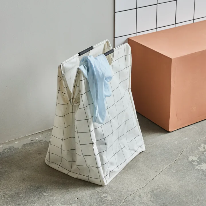 House Doctor - Squares waszak, wit