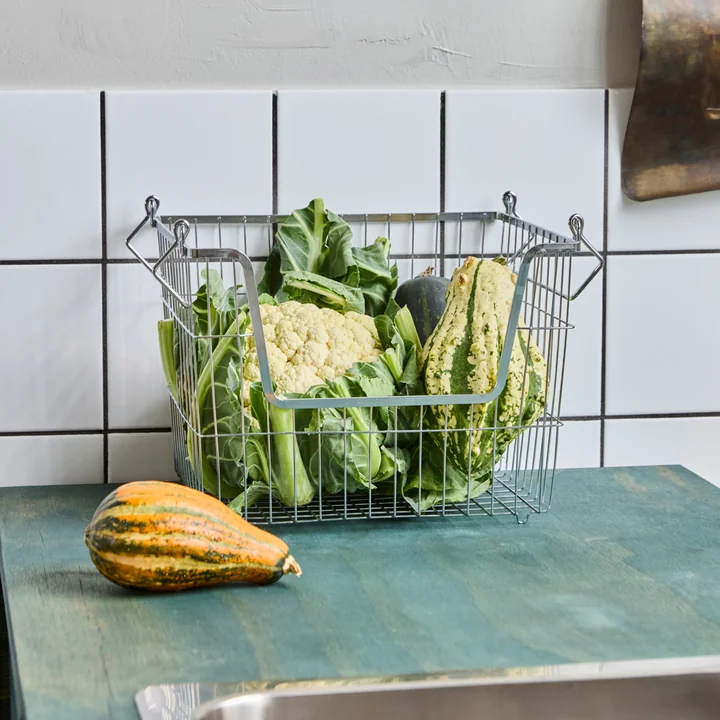 House Doctor - Taw opbergmand, medium, chroom