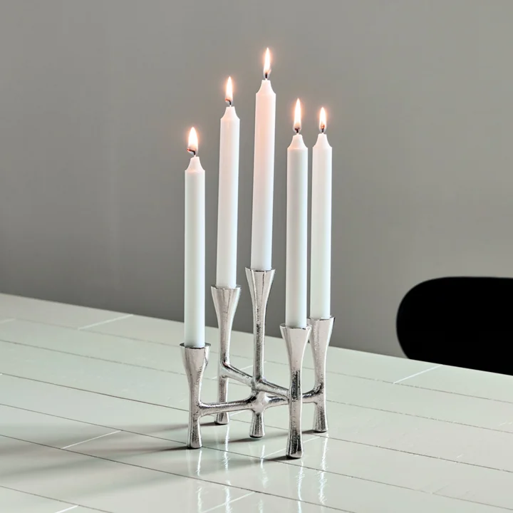 House Doctor - Tristy kandelaar, zilver