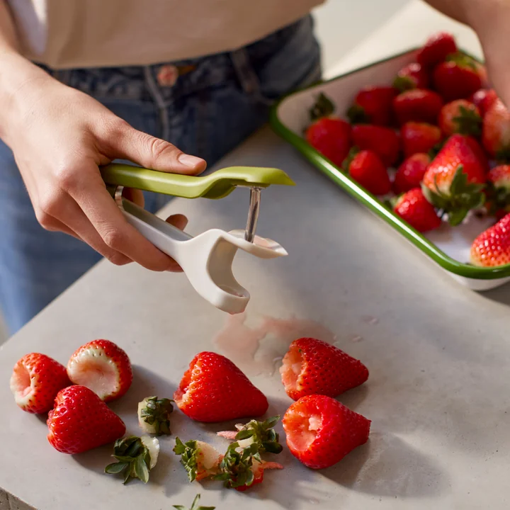 Joseph Joseph - Tweezy 2-in-1 kernboor, steen / groen