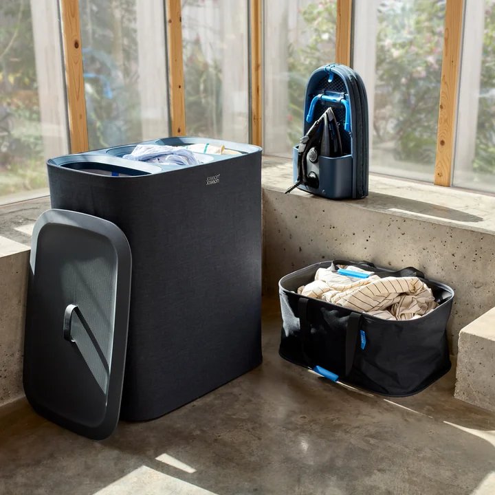 Joseph Joseph - Hold-All opvouwbare wasmand, zwart