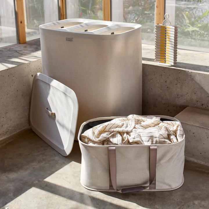 Joseph Joseph - Hold-All opvouwbare wasmand, ecru