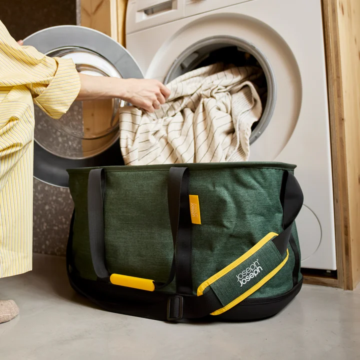 Joseph Joseph - Hold-All opvouwbare wasmand, buiten, donkergroen