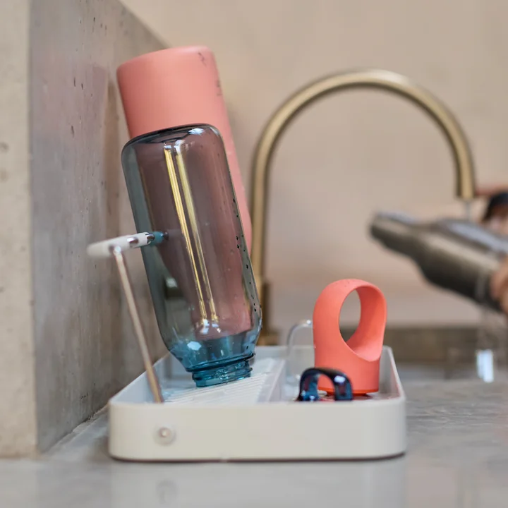 Joseph Joseph - DrySmart Afdruiprek voor flessen, lichte steen