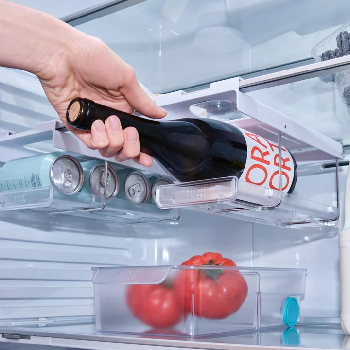 Joseph Joseph - FridgeStore Koelkastbodemhouder voor flessen, wit