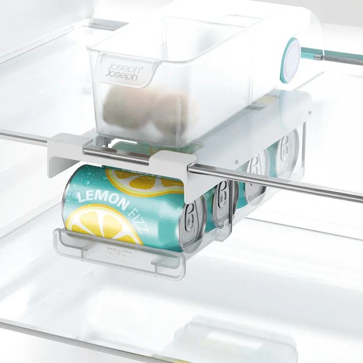 Joseph Joseph - FridgeStore Koelkastbodemhouder voor blikjes, wit