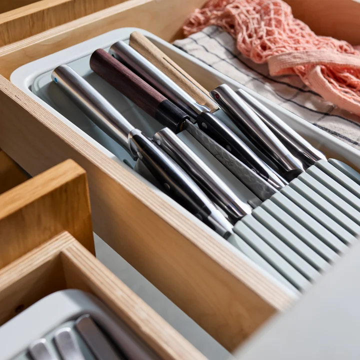 Joseph Joseph - DrawerStore Mesorganizer, compact, lichte steen