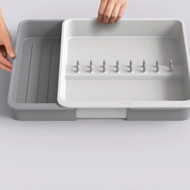 Joseph Joseph - DrawerStore Uittrekbare organiser (4 vakken), lichtsteen