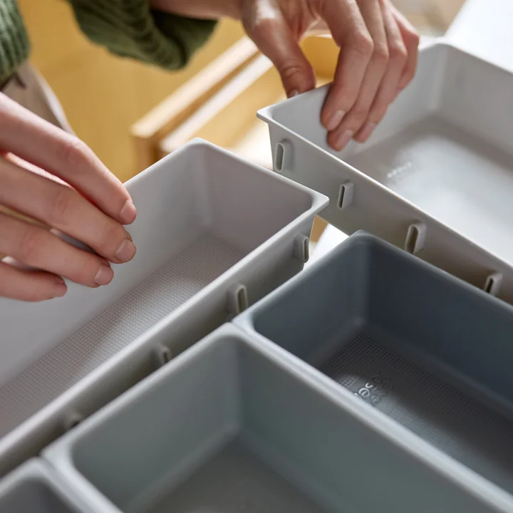 Joseph Joseph - Blox Lade organizerset 10-delig, licht steen