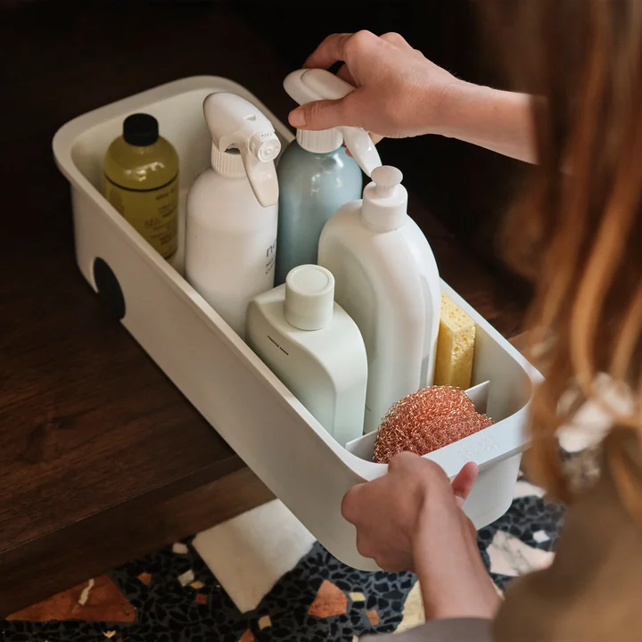 Joseph Joseph - CupboardStore Opslagcontainer met wielen, licht steen