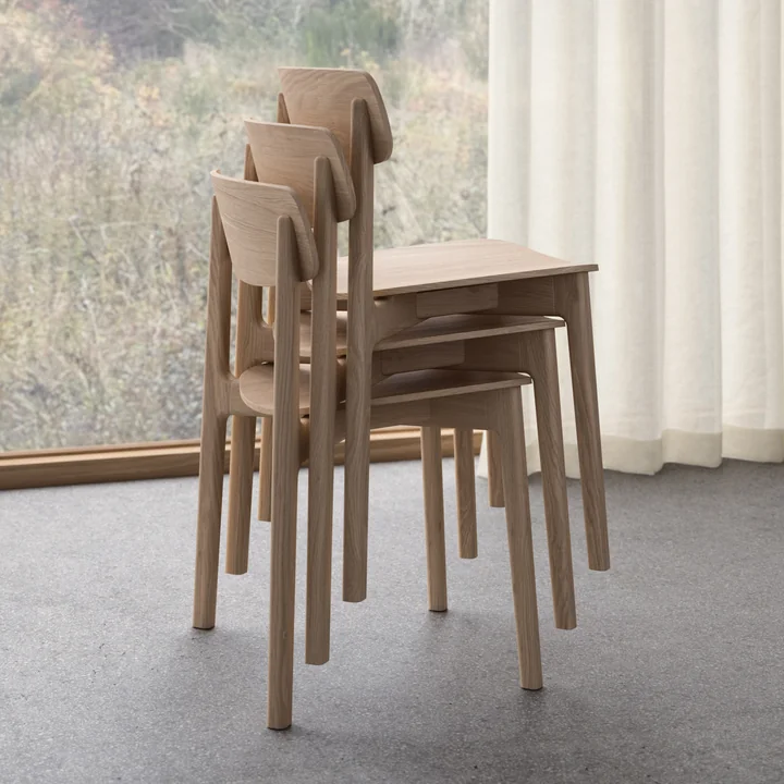 Andersen Furniture - Anch Stoel, eiken wit gepigmenteerd