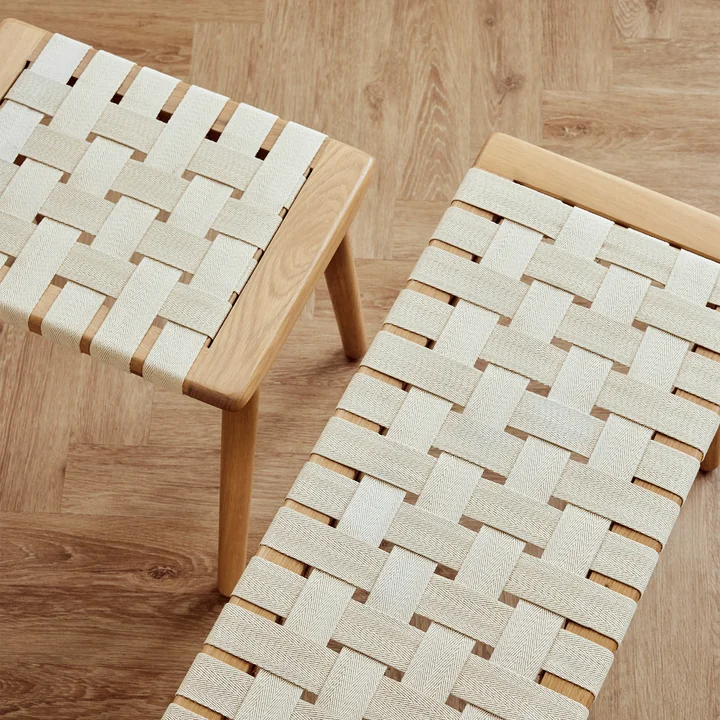 Andersen Furniture - Seat Bank en kruk, eiken