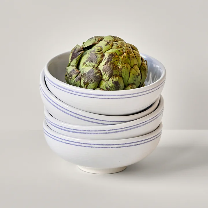 Nicolas Vahé - Bistro Schaal Ø15,5 cm, blauw / wit