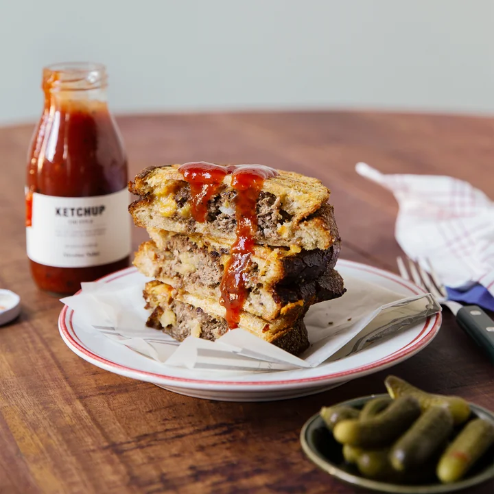 Nicolas Vahé - Bistro Bord Ø 21 cm, rood / wit