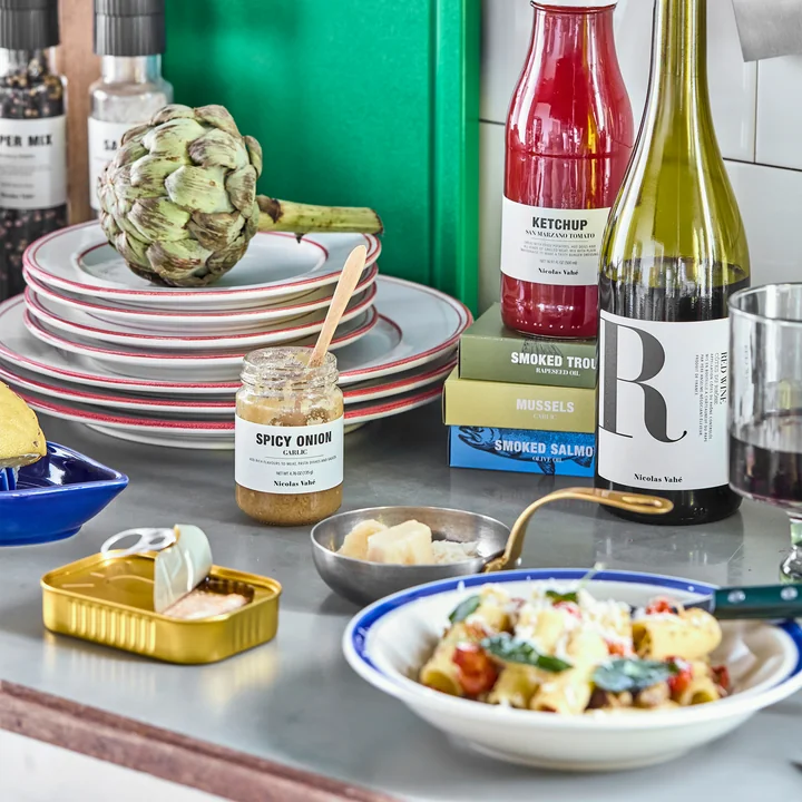 Nicolas Vahé - Bistro Bord, rood / wit