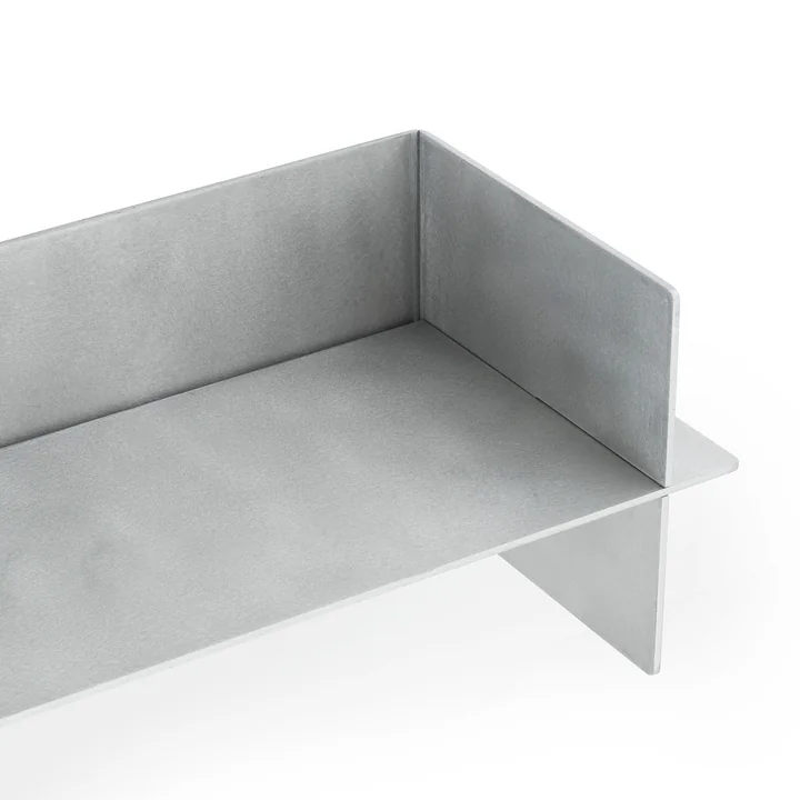 Normann Copenhagen - Alu Wandplank, geborsteld aluminium