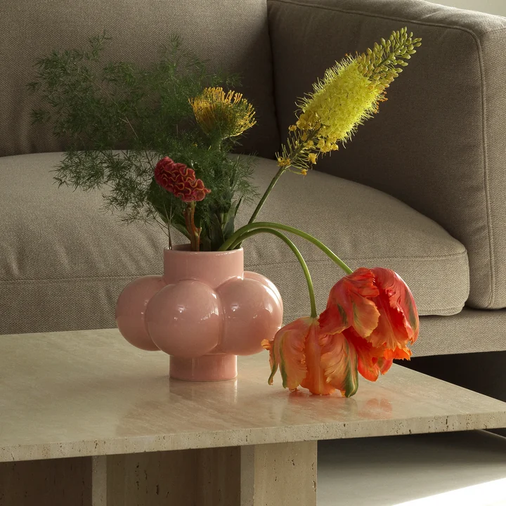 Normann Copenhagen - Deko Object Vaas Bubbles, zachtroze