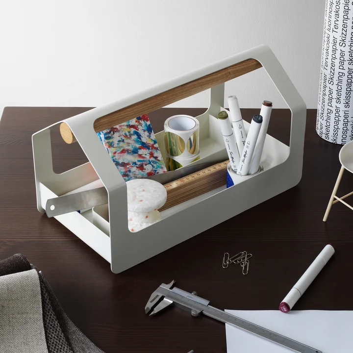 Normann Copenhagen - Haus Gereedschapskist, lichtgrijs