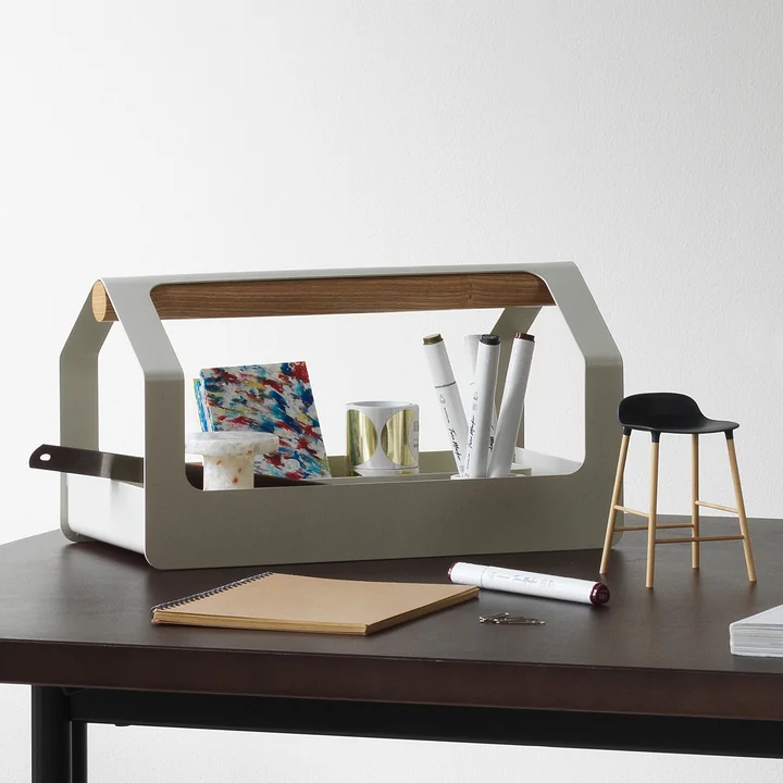 Normann Copenhagen - Haus Gereedschapskist, lichtgrijs