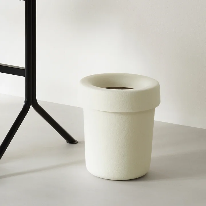 Normann Copenhagen - Hide Kantoorafvalbak, crème