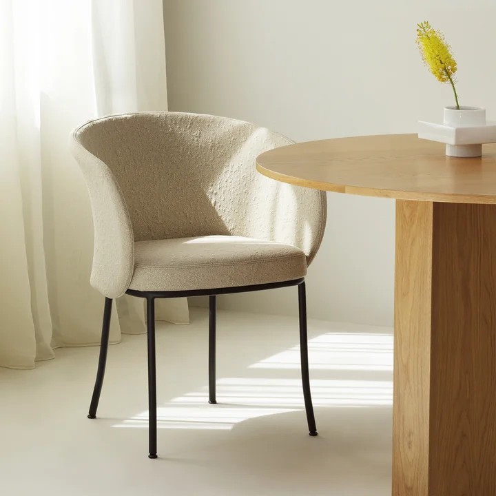 Normann Copenhagen - Knit Fauteuil, zwart / zand