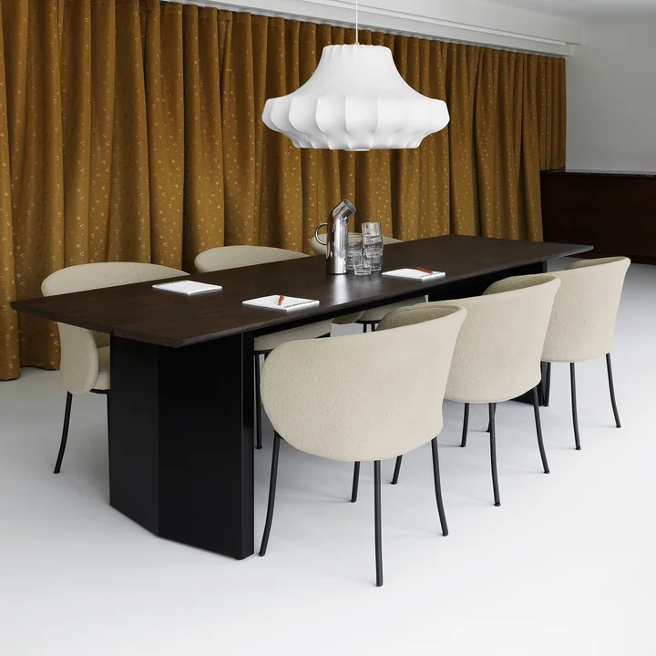 Normann Copenhagen - Knit Fauteuil, zwart / zand