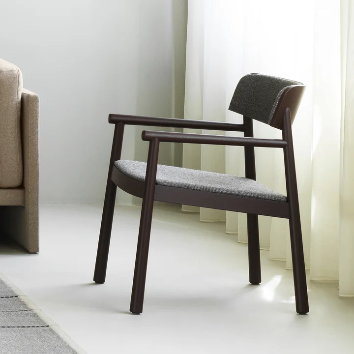 Normann Copenhagen - Timb Lounge fauteuil, bruin / Hallingdal 369