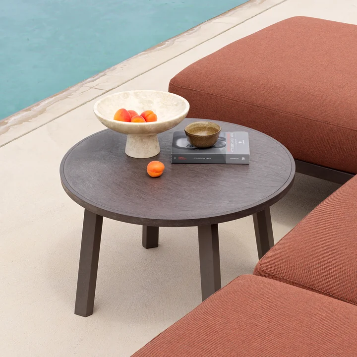 Nardi - Maximo Tavolino 60 Maxi bijzettafel, terra, Ø 60 cm