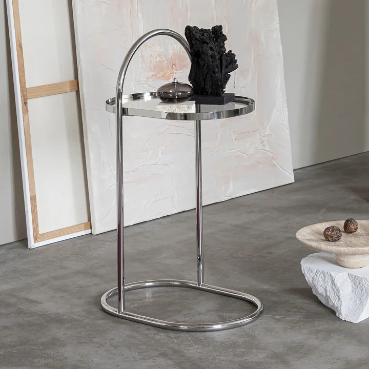 Mette Ditmer - Moves Bijzettafel, chroom