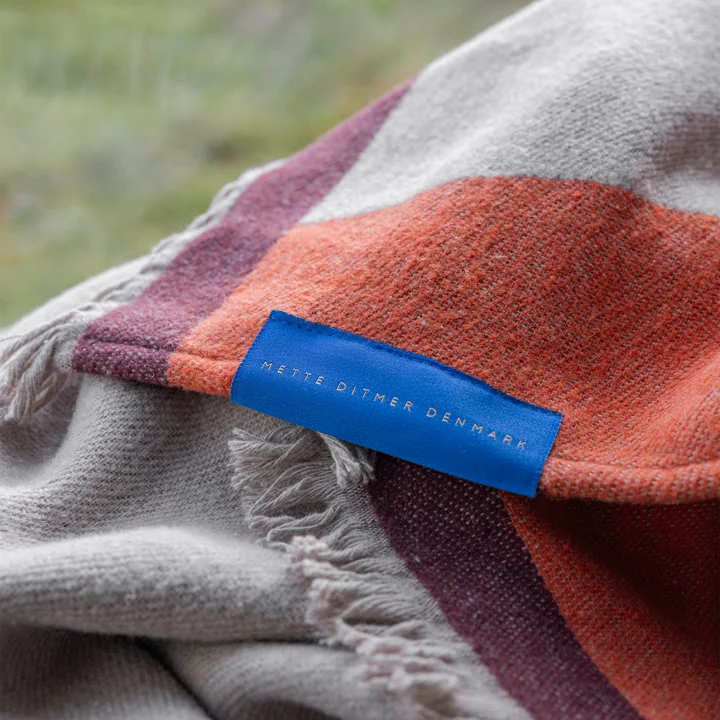 Mette Ditmer - Studio Deken, 130 x 175 cm, oranje