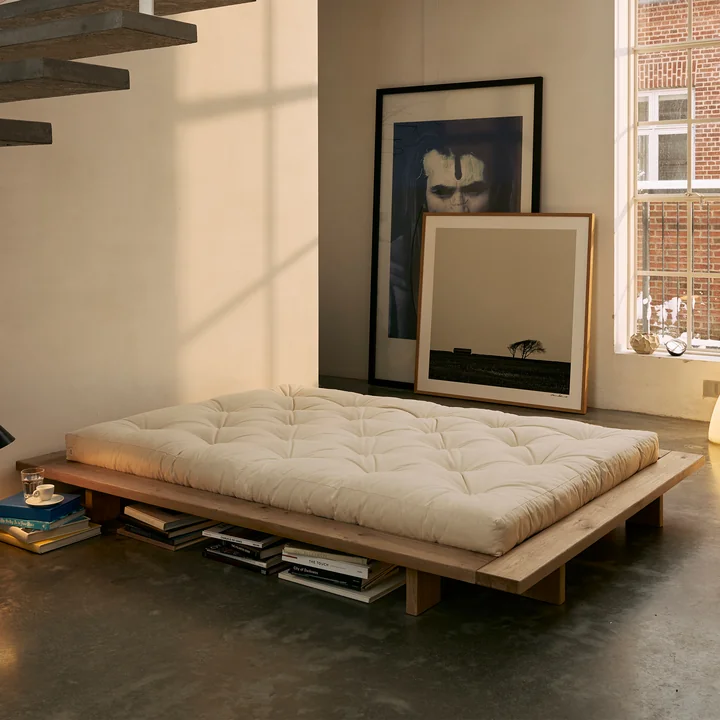 Karup - Bed Japan 140 x 200 cm, geolied eiken