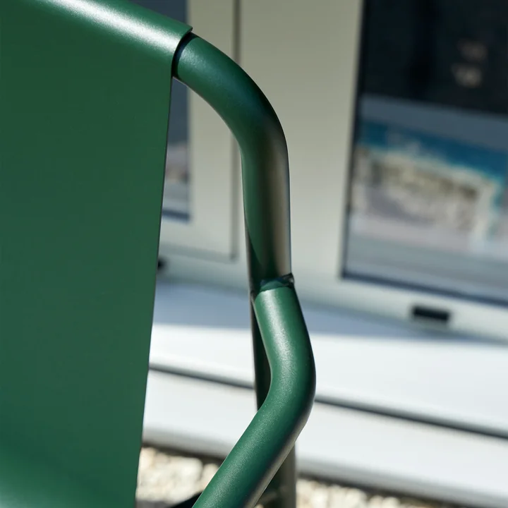 TipToe - Panorama tuinstoel met armleuningen, bosgroen