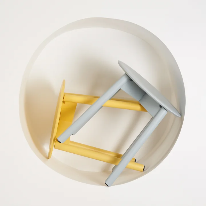 TipToe - SSD kruk, brioche geel en blauw