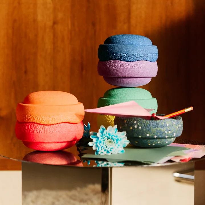 Stapelstein® - Original Mini, Lente Special regenboog klassieker (set van 7)