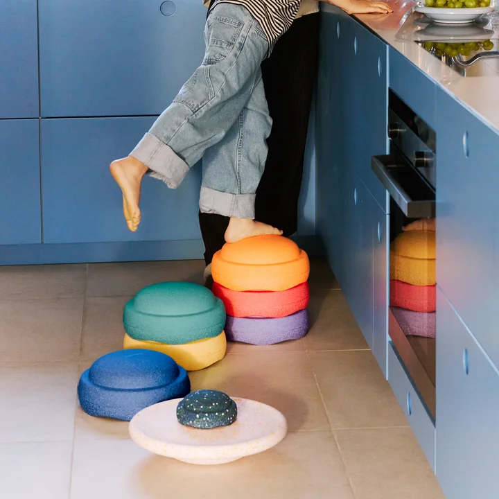 Stapelstein® - Veer Special Rainbow Set classic, veelkleurig (set van 8), (bord + mini-origineel)