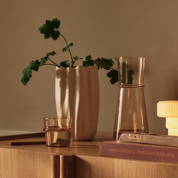 Ferm Living - Nium Vaas, H23 cm, gebroken wit