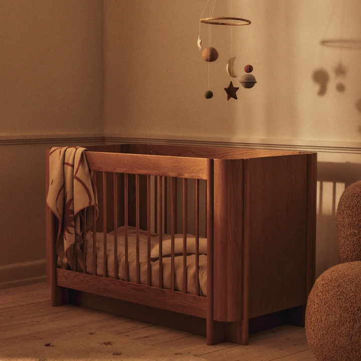 Ferm Living - Tilu Babybed, 68 x 129 cm, eiken natuur