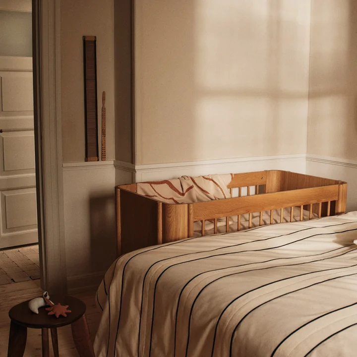 Ferm Living - Tilu Babybed, 68 x 129 cm, eiken natuur