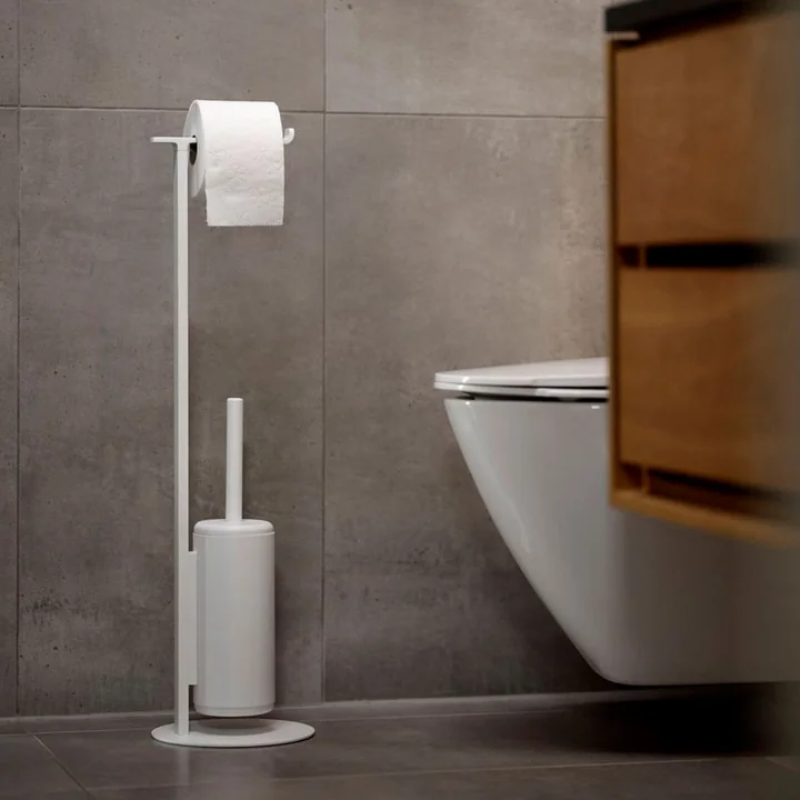 Zone Denmark - Toiletbutler met borstel Rim, 74 cm, wit