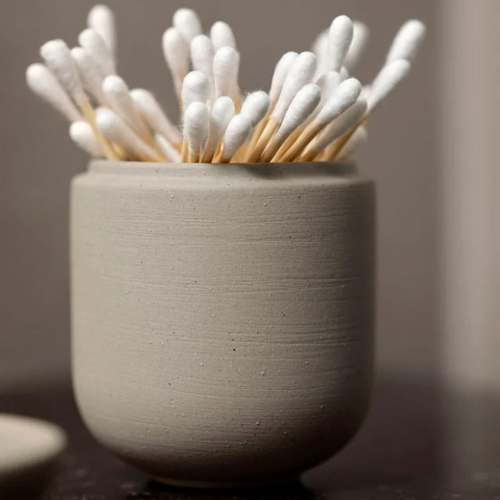 Zone Denmark - Sensu Pot met deksel, Ø 6,5 x 9 cm, taupe