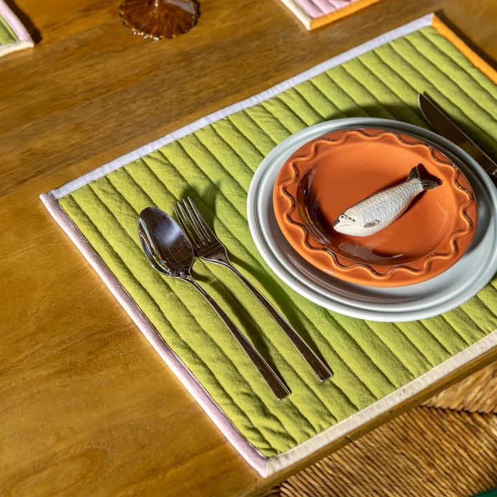 & klevering - Stitch Placemat, 45 x 3 3. 5 cm