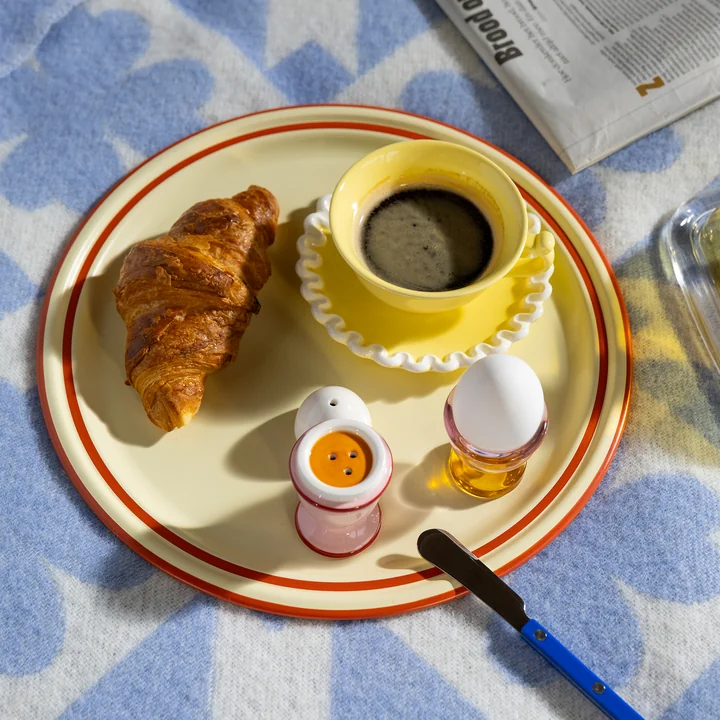 & klevering - Vano Dienblad, Ø 3 2. 5 cm, geel