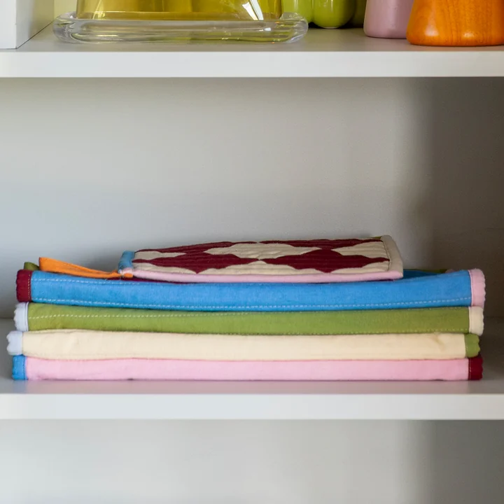 & klevering - Stitch pannenlap, check