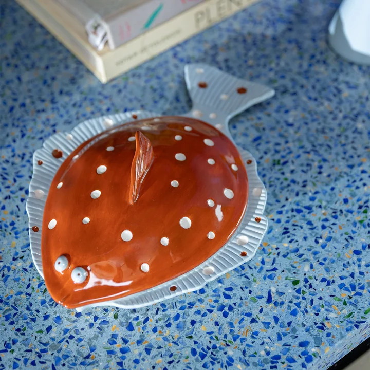 & klevering - Plaice Terrine, 29,5 x 21 cm, bruin