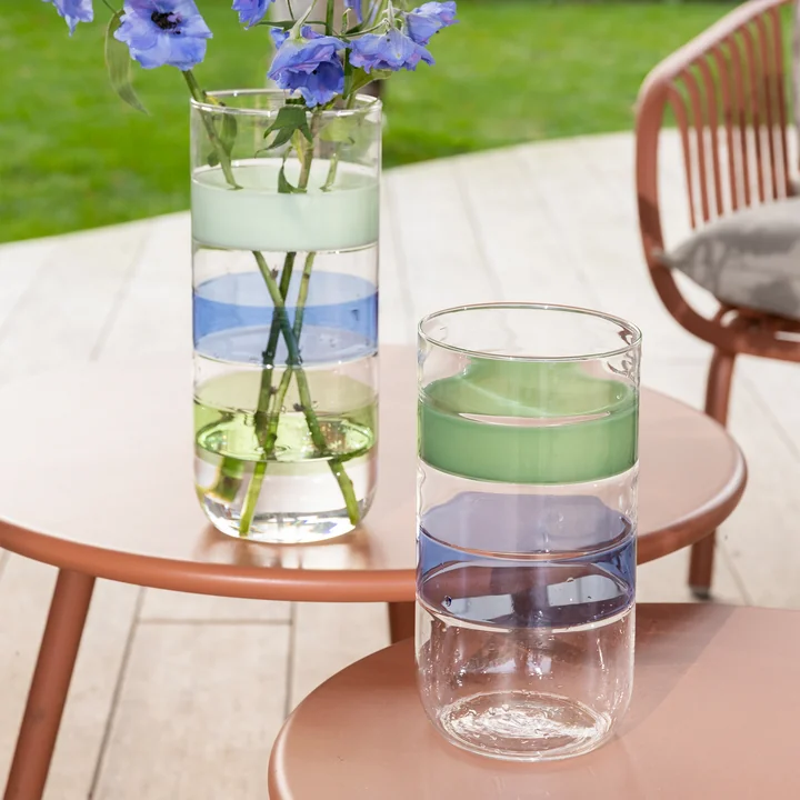 & klevering - Lumo Vaas groot en klein, veelkleurig