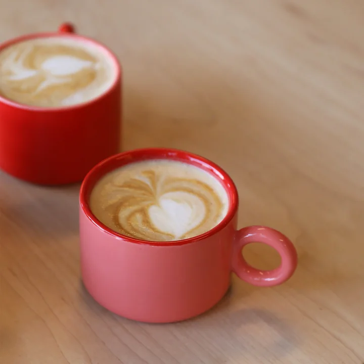 & klevering - Chiquito mok, 0,2 l, rood (set van 2)