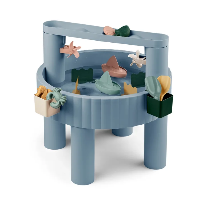 LIEWOOD - Sepp speeltafel, 80 x 76 cm, Strandblauw multimix